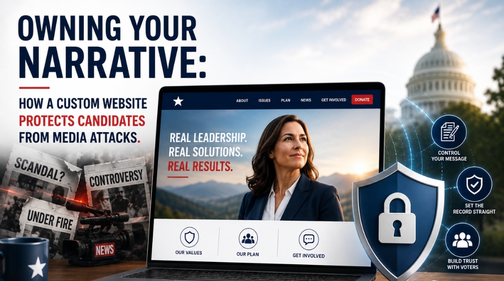 Owning Your Narrative: How a Custom Website Protects Candidates from Media Attacks